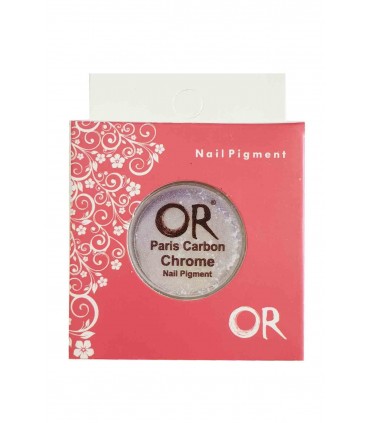پودر کروم ناخن بی رنگ OR طیف آبی