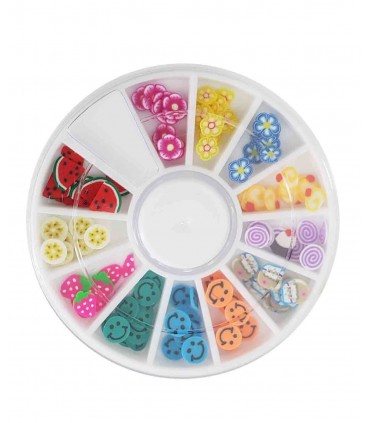 نگین ناخن ترکیبی مخلوط