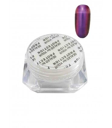 پودر سوپر کروم ناخن طیف بنفش