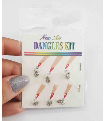 آویز ناخن طرح قلب