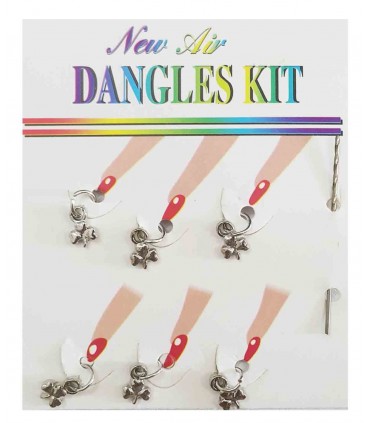 آویز ناخن طرح برگ