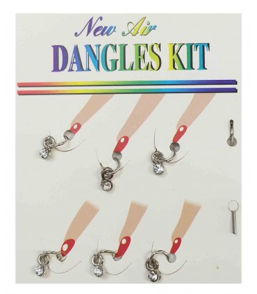 آویز ناخن طرح دایره