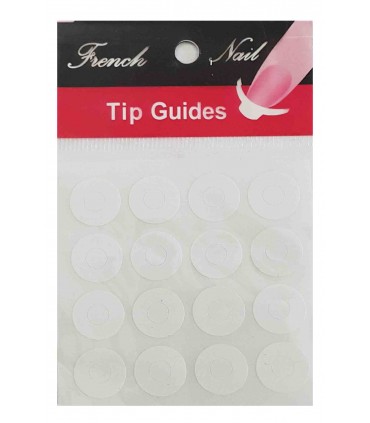برچسب فرنچ ناخن Tip Guide مدل دایره