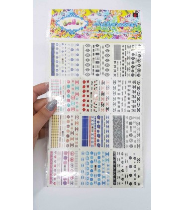 لنز سه بعدی ناخن شماره A421با دست