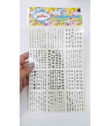 لنز سه بعدی ناخن شماره B103 با دست