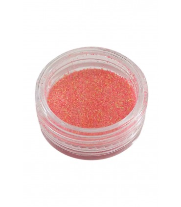 دیزاین شوگر ناخن طرح خاویار ریز نارنجی