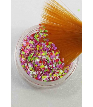 دیزاین شوگر ناخن طرح برف قرمز با قلم