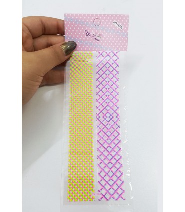 استیکر سه بعدی ناخن YK-118 با دست