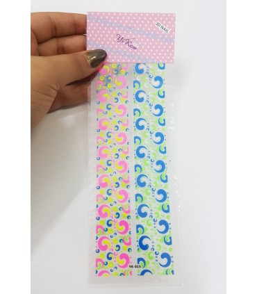 استیکر سه بعدی ناخن YK-015 با دست