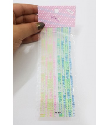 استیکر سه بعدی ناخن YK-019 با دست