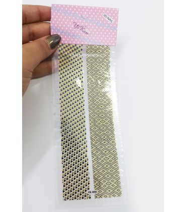 استیکر نواری سه بعدی ناخن YK-056 با دست
