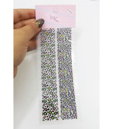 استیکر نواری سه بعدی ناخن YK-034 با دست