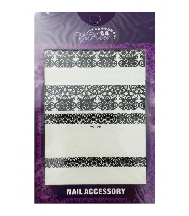 استیکر سه بعدی ناخن YC-08