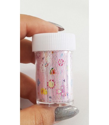 فویل طراحی ناخن F5 با دست