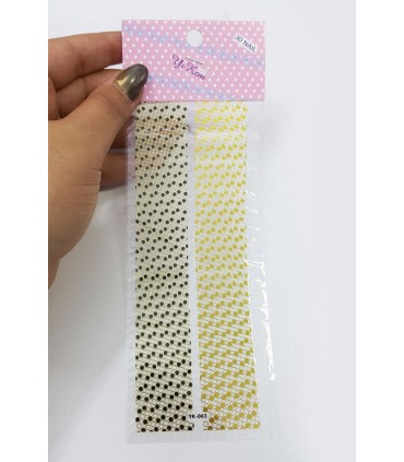 استیکر نواری سه بعدی ناخن YK-063 با دست