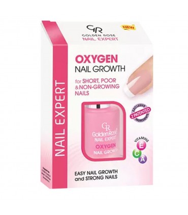 لاک درمانی افزایش رشد ناخن اکسیژن رسان گلدن رز