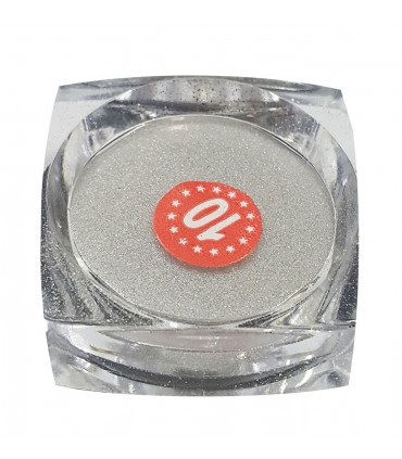 پودر کروم ناخن نقره ای اکلیلی