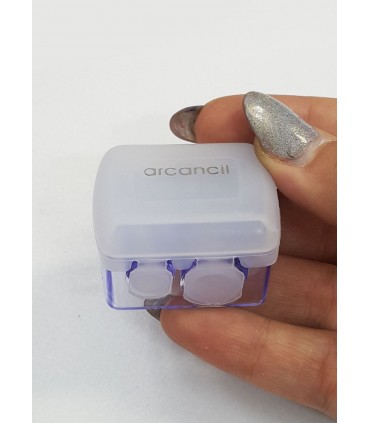 تراش درب دار بنفش با دست