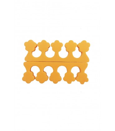 پد جداکننده انگشتان پا رنگ نارنجی