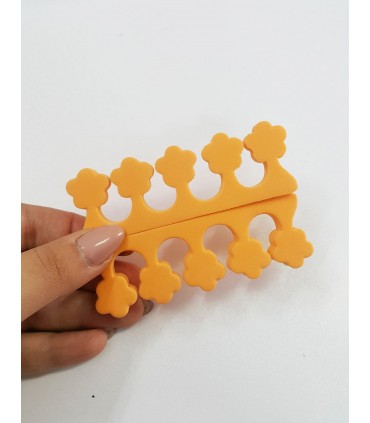 پد جداکننده انگشتان پا رنگ نارنجی