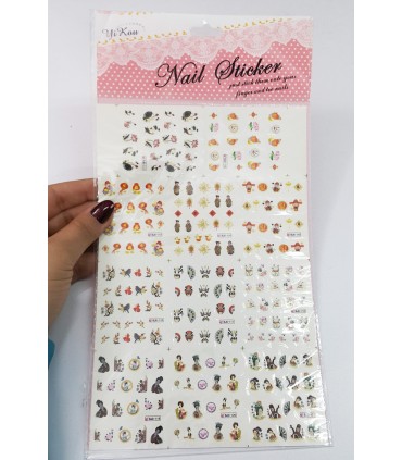 لنز سه بعدی ناخن شماره Bjc111 با دست