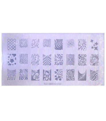 شابلون پلاستیکی ناخن شماره KD028