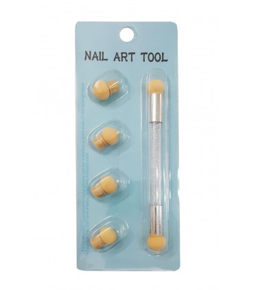 قلم آمبره طراحی ناخن سفید