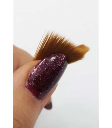 قلم بادبزنی طراحی ناخن شماره 9 مو