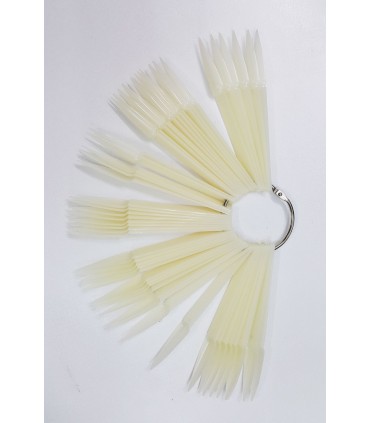 پالت طراحی ناخن سوییچی مدل تیز سفید کلی