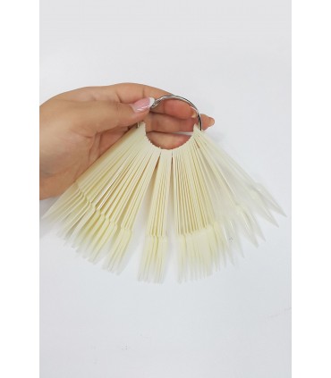 پالت طراحی ناخن سوییچی مدل تیز سفید دست