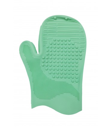 لیف دستکشی لایه بردار سبز چپ