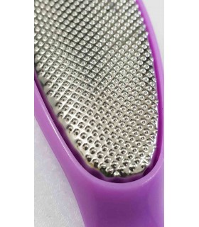 رنده و سوهان کف پا بیضی بنفش زوم