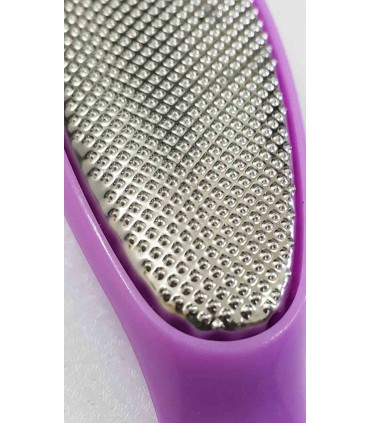 رنده و سوهان کف پا بیضی بنفش زوم