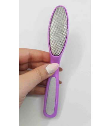 رنده و سوهان کف پا بیضی بنفش دست