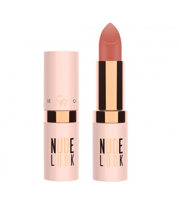 رژ لب جامد مات گلدن رز NUDE LOOK شماره 02