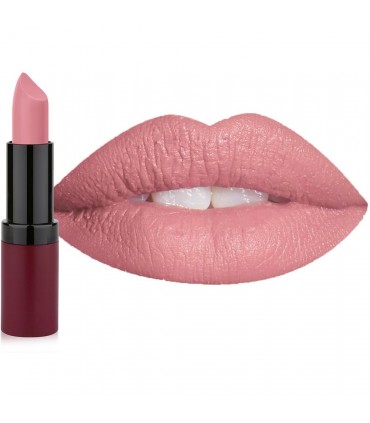 رژ لب مات گلدن رز مدل ولوت Velvet Matte شماره 10 لب