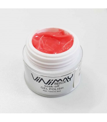 پلی ژل کاسه ای vinimay قرمز روشن رنگ