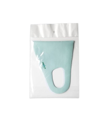 ماسک پارچه ای ضخیم ویسکوز دو عددی مانیما طرح سبز خط دار بسته