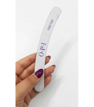 سوهان ناخن کاغذی OPI مدل دوطرفه 100/180 هلالی دست
