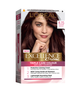 رنگ مو لورآل سری Excellence شماره 4.15
