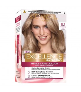 رنگ مو لورآل سری Excellence شماره 8.1