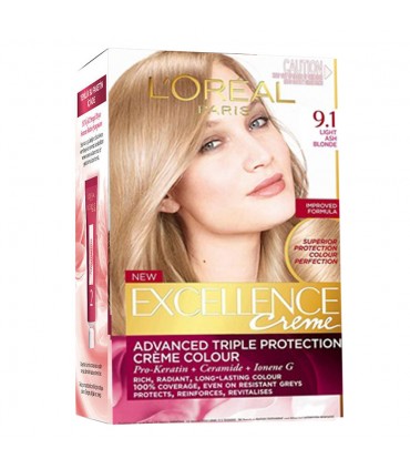 رنگ مو لورآل سری Excellence شماره 9.1