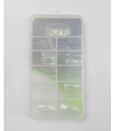 ناخن مصنوعی ۱۰۰ عددی Z.one مدل چهارگوش شیشه ای پشت