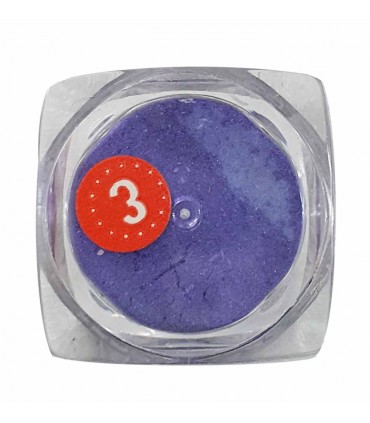 پودر کروم ناخن بنفش