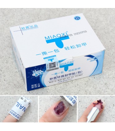 پد ریموور لاک ژل ۲۰۰ عددی miaoxi ناخن