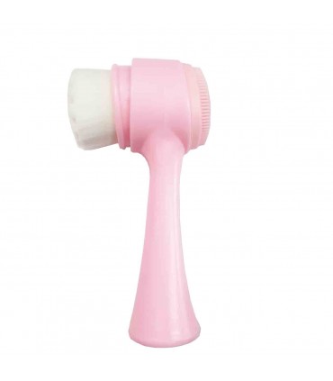 فیس براش و ماساژور دستی دوسر صورتی