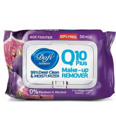 دستمال پاک کننده آرایشی دافی مدل  Age Fighter Q10
