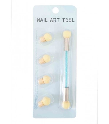 قلم آمبره طراحی ناخن آبی