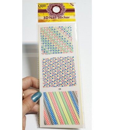 استیکر سه بعدی ناخن ZY-C24