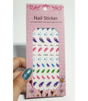 استیکر سه بعدی ناخن Z-D229